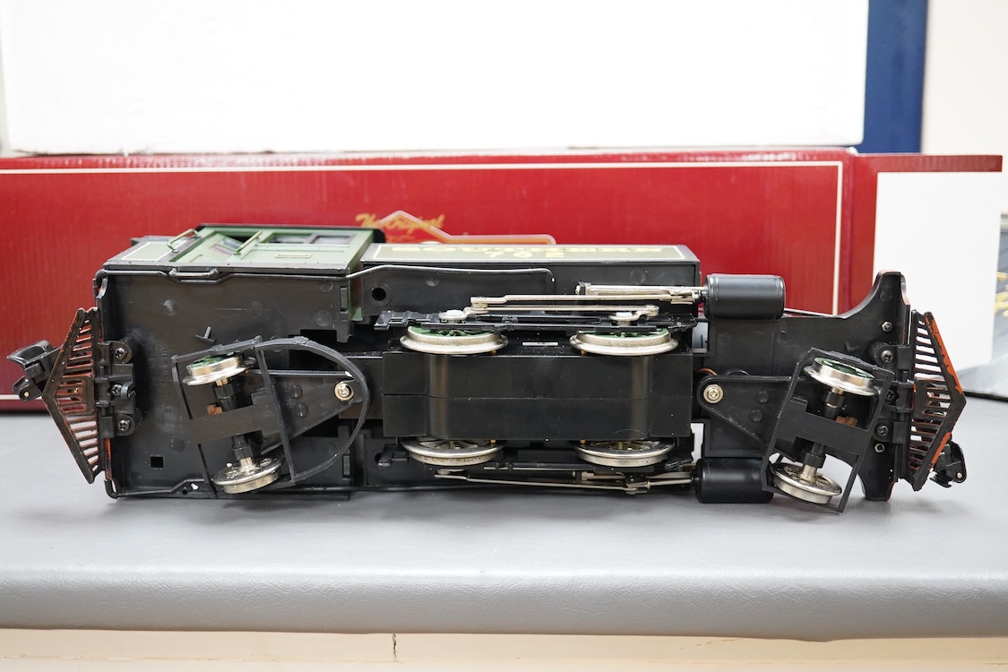 A boxed Bachmann Spectrum (Bachmann Big Haulers) G scale railway Lyndon & Barnstaple 2-4-2T Baldwin tank locomotive, Lyn